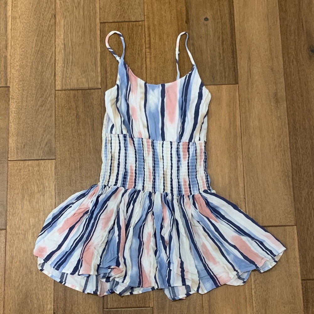 Ocean Drive Multicolor Striped Dress Size M